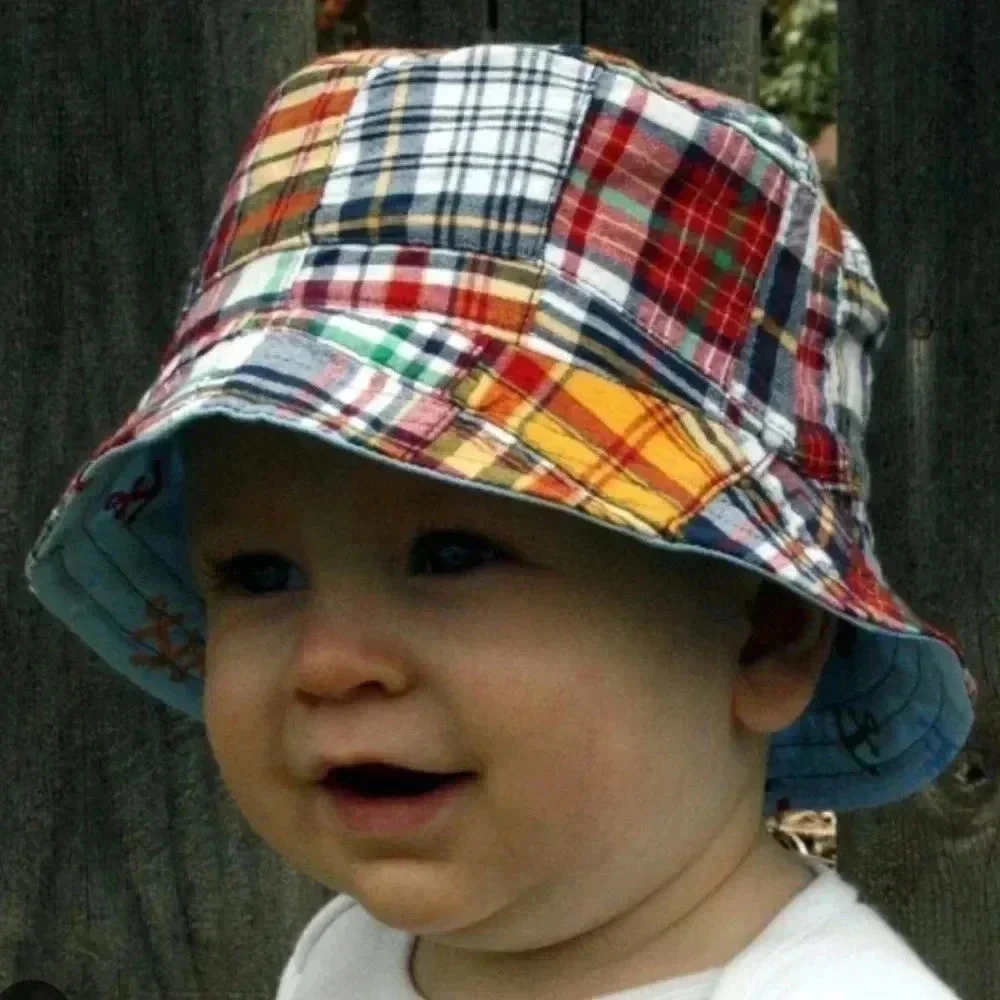 Ralph Lauren Kids Multicolor Plaid Bucket Hat